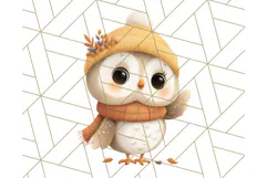 Woodland Autumn Critters PNG Clipart, Cute Fall Animals Product Image 2