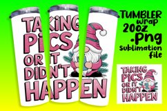 Amazing 20oz Tumbler Wrap Download , Gnomes Product Image 1