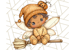 Halloween Fairy Clipart PNG, Spooky Cute Character Art Product Image 2