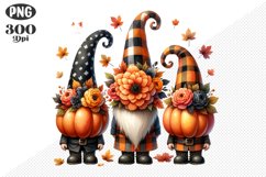 Halloween Gnomes Sublimation - Clipart PNG Design Product Image 1