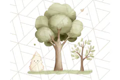 Watercolor Baby Dragon Clipart, Cute Nursery Fantasy PNG Product Image 4