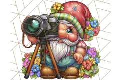 Gnomes at Work Clipart PNG, Cute Gnomes PNG Illustration Product Image 2