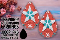 Dynamic Teardrop Earrings Design Art , Holiday Product Image 1