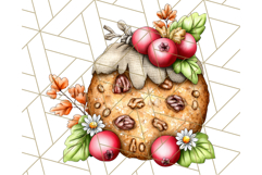 Fall Cookie Clipart PNG, Autumn Sweets Pumpkin Cookies Product Image 2