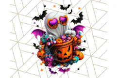 Pumpkin Party Halloween Clipart PNG, Cute Spooky Elements Product Image 2