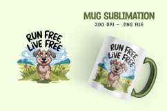 Sarcastic dog mug sublimation png Product Image 1