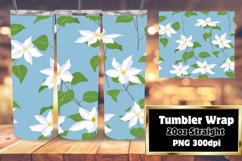 Springtime Pastel Boho Blossom Tumbler Wrap Product Image 1
