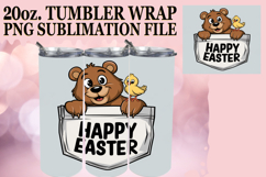 RADIANT JOY 20oz TUMBLER WRAP, Easter Animals Product Image 1