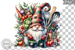 Christmas kitchen Gnome Sublimation - Clipart PNG Design Product Image 1