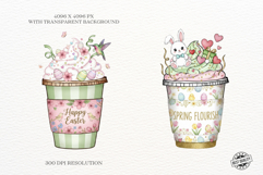 Easter Day Coffee Cups Clipart Product Image 2