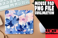 Sunny Spring Garden Mouse Pad Sublimation Product Image 1