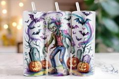 Happy Halloween Tumbler Wrap | Sublimation | Tumblers Product Image 1