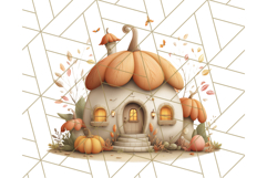 Cottagecore Halloween Clipart Cozy PNG, Autumn Fall Png Product Image 2