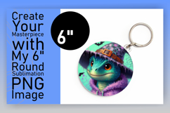 Dynamic Round Design for Coasters , Halloween Dino Product Image 1