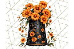 Floral Sewing Clipart PNG Vintage Sewing Elements Needlework Product Image 2