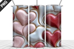 Valentines Love Skinny Tumbler PNG Wrap| Valentines Tumbler Product Image 3