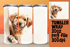 Joyful Funny Dog Lover Tumbler Wrap - 20oz Product Image 1
