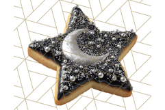 Halloween Cookie Clipart PNG, Spooky Sugar Treat Art Product Image 2