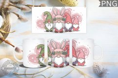 Easter Mug Wrap Design - Easter Gnome Sublimation Product Image 1
