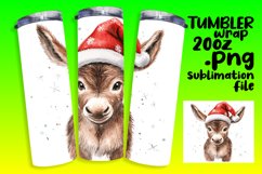 DIY 20oz Tumbler Wrap File , Christmas Animals Product Image 1