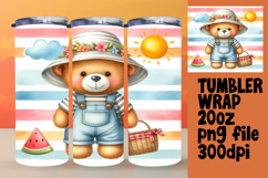 PLAYFUL PNG for 20oz Tumbler , Teddy Bear Product Image 1