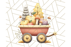 Woodland Autumn Animals PNG Clipart for Fall &amp; Harvest Product Image 2