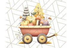 Woodland Autumn Animals PNG Clipart for Fall & Harvest Product Image 2