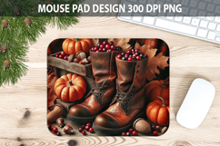 Boots Mouse pad Sublimation - Thanksgiving PNG Design Product Image 1