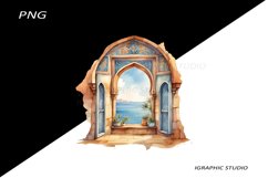 Watercolor Moroccan Clipart Product Image 1