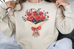 Cute Watercolor Valentines Day Clipart PNG Product Image 1