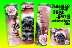 CHIC 20oz Tumbler Template for DIY , Animals In Wall Product Image 1