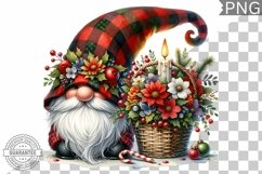Christmas Gnome Sublimation - Clipart PNG Bundle Product Image 9