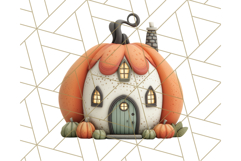Retro Halloween Clipart Vintage PNG Graphics, 50s Holiday Product Image 2