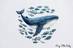 Whales Clipart design PNG Product Image 1