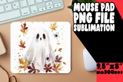 Watercolor Eerie Mouse Pad Design Halloween PNG Product Image 1