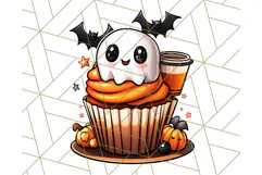 Monster Café Halloween PNG Clipart, Coffee Holiday Clip Art Product Image 2