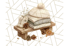 Cozy Fall Clipart PNG Autumn Cozy Elements Product Image 2