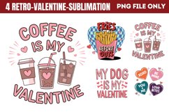 Retro Valentines Sublimation PNG Product Image 1