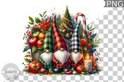 Christmas Gnome Sublimation - Clipart PNG Design Product Image 1