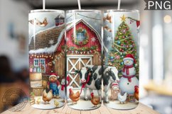 Farm Animals Tumbler Wrap - Christmas Tumbler Design Product Image 1