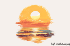 Watercolor Coastal Clipart PNG Product Image 1