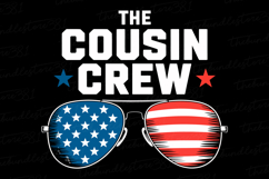 The Cousin Crew Svg | 4th of July Svg | Svg Cut File Product Image 1