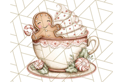 Gingerbread People Clipart, Cute Cookie PNG Illustrations Product Image 2