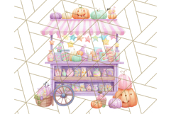 Haunted Sweet Shoppe PNG Clipart, Pastel Halloween Bakery Product Image 2