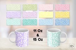 12 Pastel Colors Leopard Mug Sublimation Bundle, Mug Wrap Product Image 2
