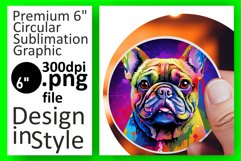 Splash of Canine Charm: Sublimation Doggy Art Product Image 1
