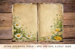 Printable Junk Journal Pages daisy 4 Product Image 1
