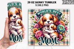 World&#039;s Best Mom Tumbler Wrap, 20 Oz Tumbler Wrap Product Image 1