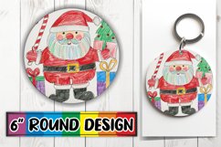 Festive Round Design for Sublimation PNG Product Image 1