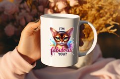 Funny Cat Sarcastic Quote Clipart Sublimation #38 Product Image 2